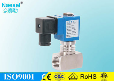 Miniature High Temperature Solenoid Valve Brass / Stainless Steel Material